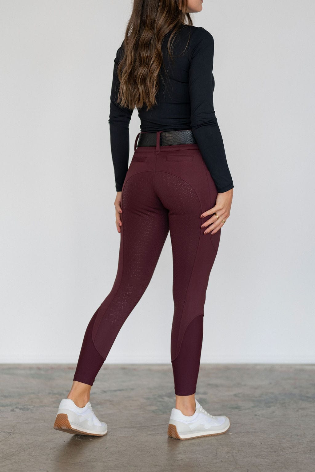 Merlot Heavyweight Winter Breeches | Full Seat (Zip-Up)