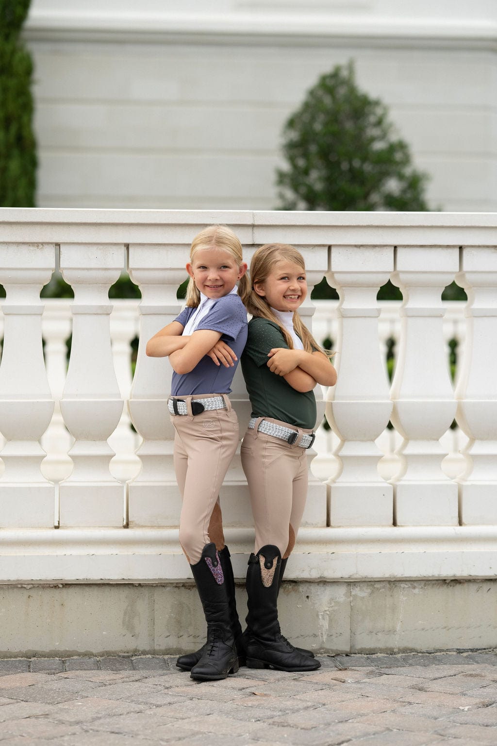 Children's Beige Lux | Knee Patch Jodhpur