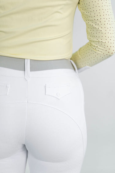 Lux Zip Breeches | White