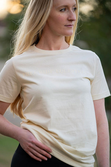 Organic Cotton Filagen T-Shirt | Cream