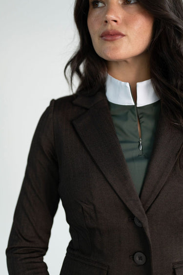 Tweed Hunt Coat by Ashlee Bond | Brown
