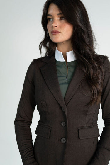 Tweed Hunt Coat by Ashlee Bond | Brown