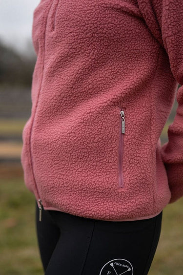 Teddy Zip-Up | Mauve