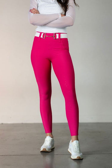 *PREORDER* Celestial Lux Hybrid Breeches | Full Seat | Pink