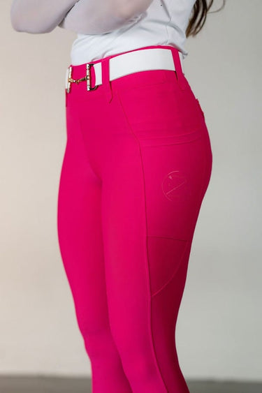 *PREORDER* Celestial Lux Hybrid Breeches | Full Seat | Pink