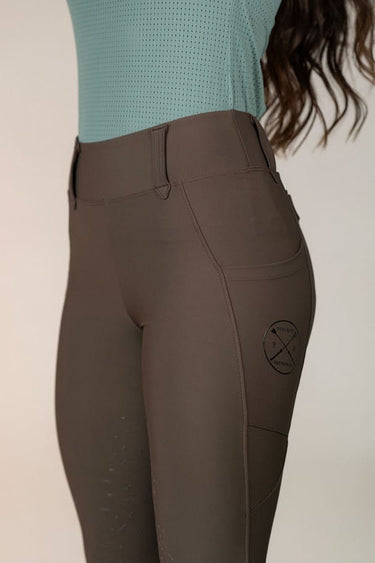 Celestial Lux Hybrid Breeches | Full Seat | Urban Bronze