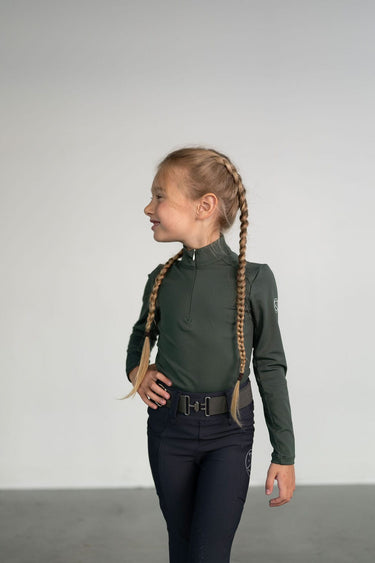 Children's Sara Sun Shirt | Hunter Green