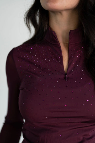 Sparkle Shirt | Merlot