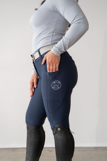 Lux Zip Breeches | Navy