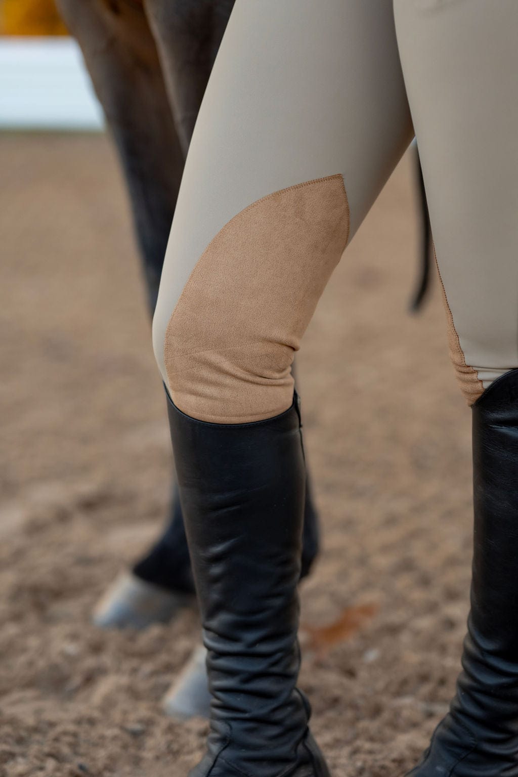 Beige PRO | Suede Knee Patch Breech