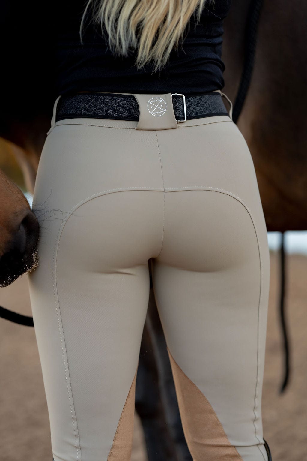 Beige PRO | Suede Knee Patch Breech