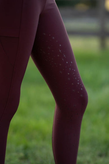 Children's Celestial Lux Breeches | Burgundy