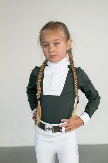 Children's Amelia Show Shirt | Hunter Green