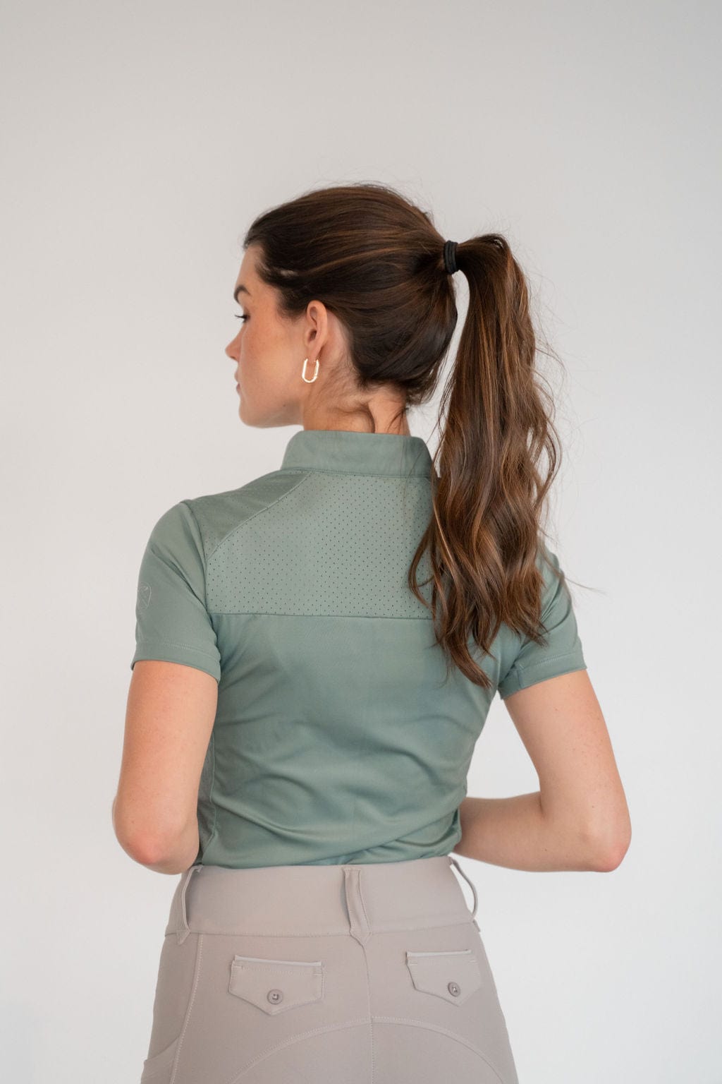 Sara Sun Shirt in Sage | Short or Long Sleeve