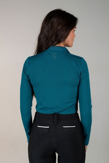 Long Sleeve Polo | Ocean