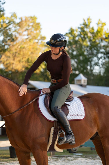 Seamless Long Sleeve Top | Espresso