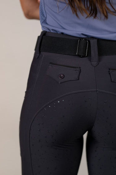 Celestial Lux Hybrid Breeches | Full Seat | Charcoal