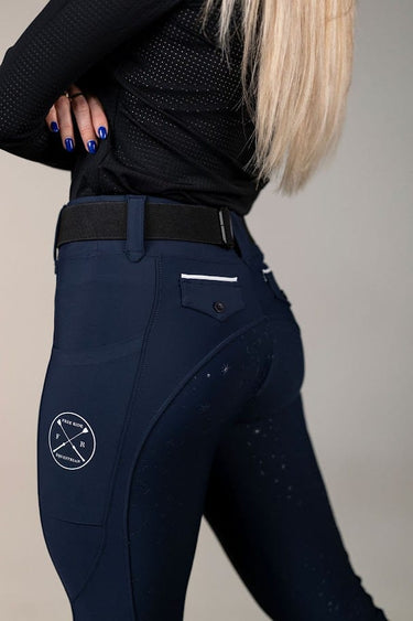 Celestial Lux Hybrid Breeches | Full Seat | Navy