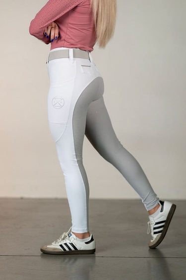 Celestial Lux Hybrid Breeches | Full Seat | White