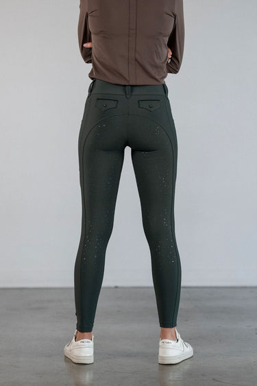 Celestial Lux Breeches | Hunter Green