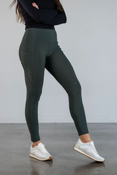 Celestial Define Leggings | Hunter Green