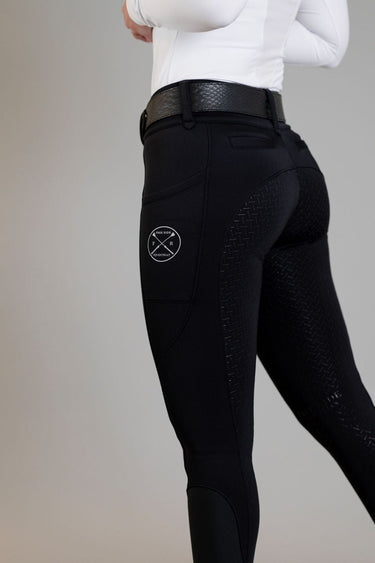 Heavyweight Zip Winter Breeches | Black
