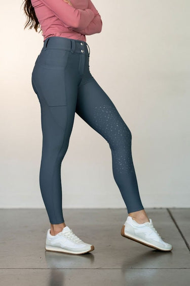 Celestial Lux Breeches | Atlantic Grey