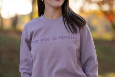 Crew Neck Sweatshirt | Lilac