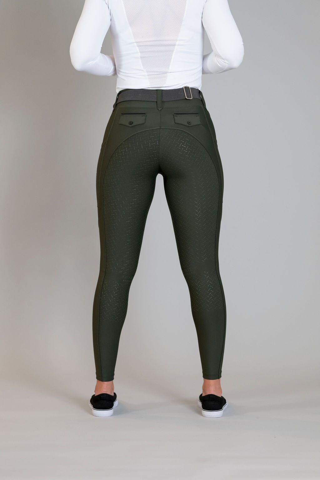 Olive Lux | Hybrid Full Seat Breech (Pull-On)