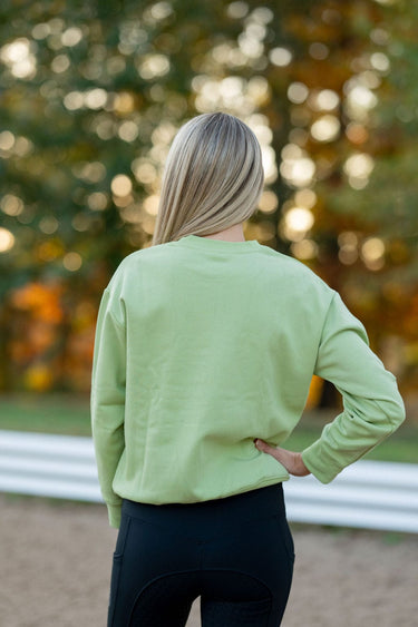 Plush Crew Neck Sweatshirt | Sage