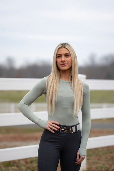 Seamless Long Sleeve Top | Mint