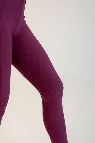 Lux Zip Breeches | Raspberry