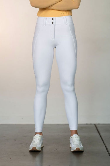 Celestial Lux Breeches | White