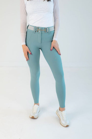 Lux Zip Breeches | Beachy Green