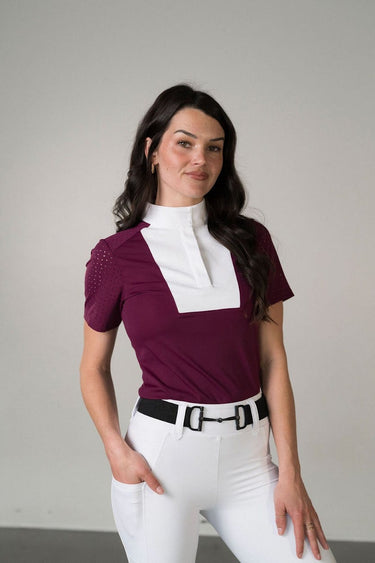 Amelia Show Shirt | Raspberry