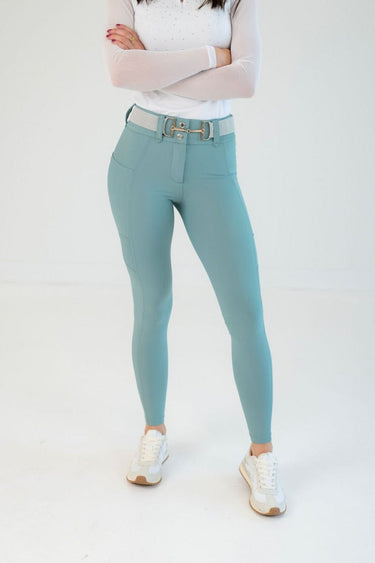 Lux Zip Breeches | Beachy Green