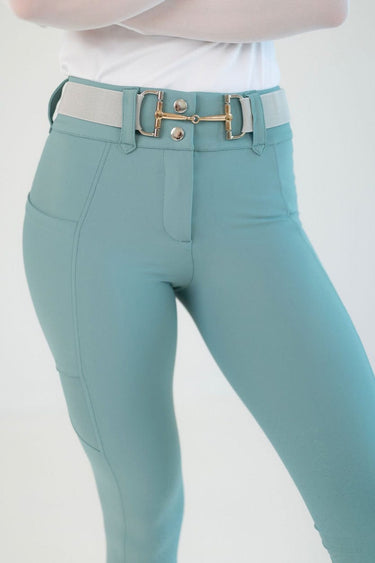 Lux Zip Breeches | Beachy Green