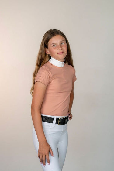 Children's Cassidy Show Shirt | Peach