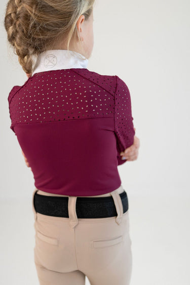 Children's Amelia Show Shirt | Raspberry