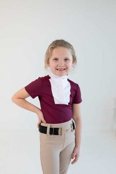 Children's Amelia Show Shirt | Raspberry