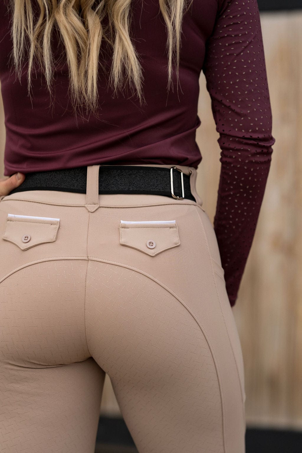 Beige Lux | Full Seat or Knee Patch Breech (Zip-Up)