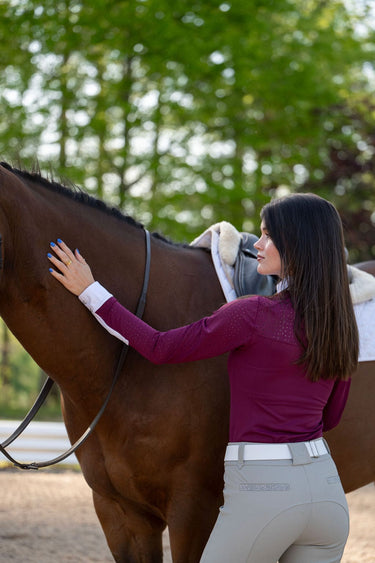Amelia Show Shirt | Raspberry