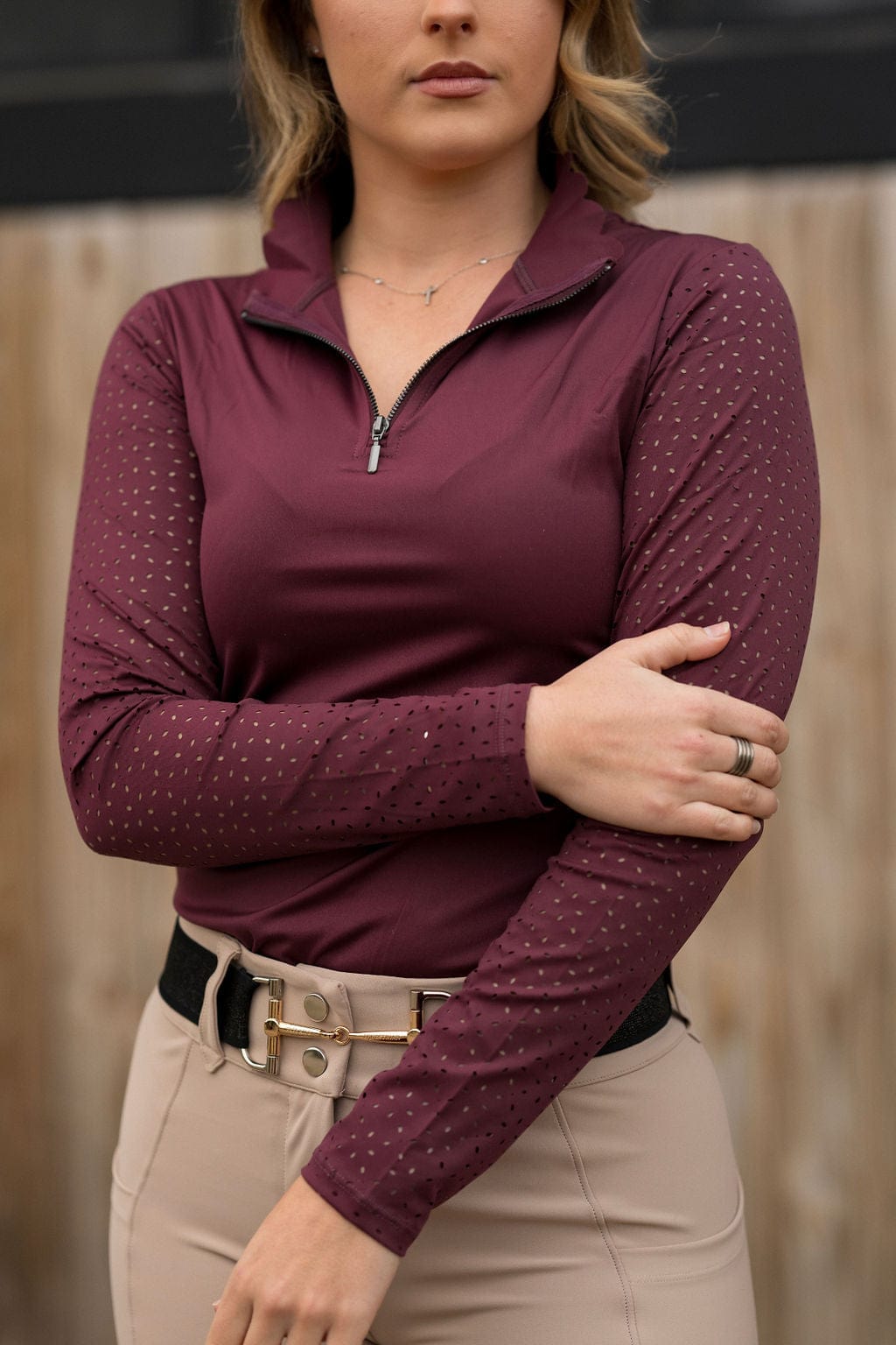 Scalloped Shirt | Long Sleeve