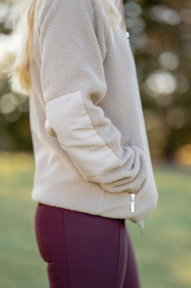 Teddy Zip-Up | Beige