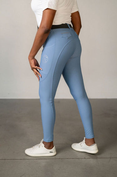 Lux Zip Breeches | Periwinkle