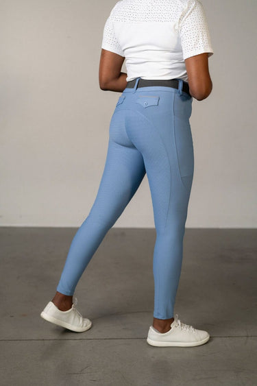 Lux Zip Breeches | Periwinkle