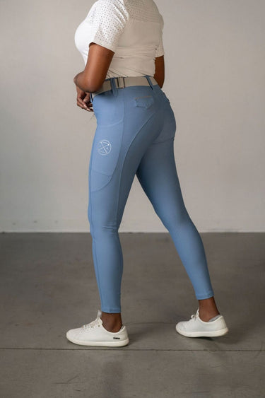 Lux Hybrid Breeches (Pull-On) | Full Seat | Periwinkle