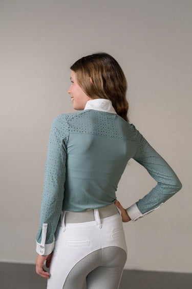 Children's Amelia Show Shirt | Beachy Green