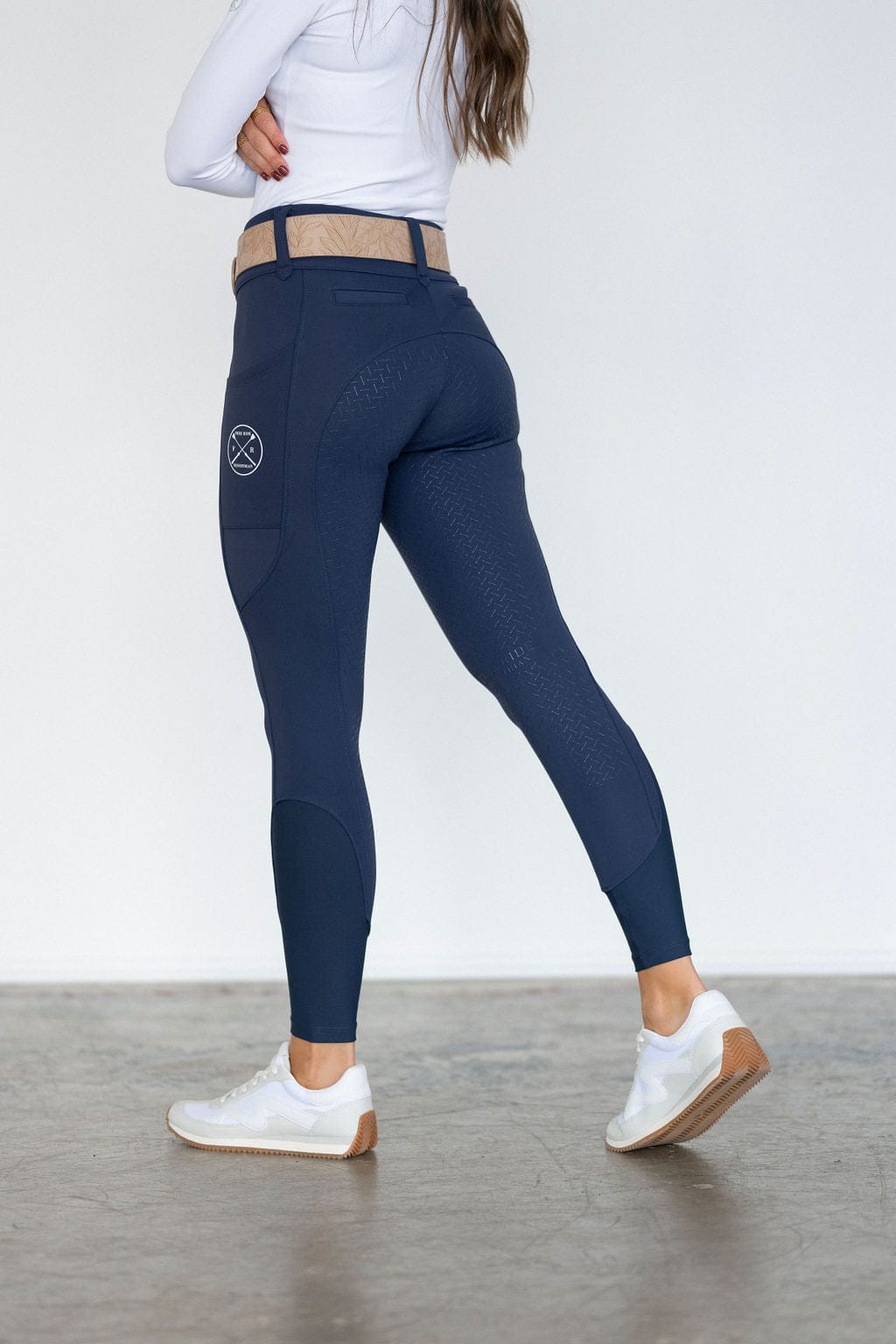 Navy Heavyweight Winter Breeches | Full Seat or Knee Patch (Zip-Up)