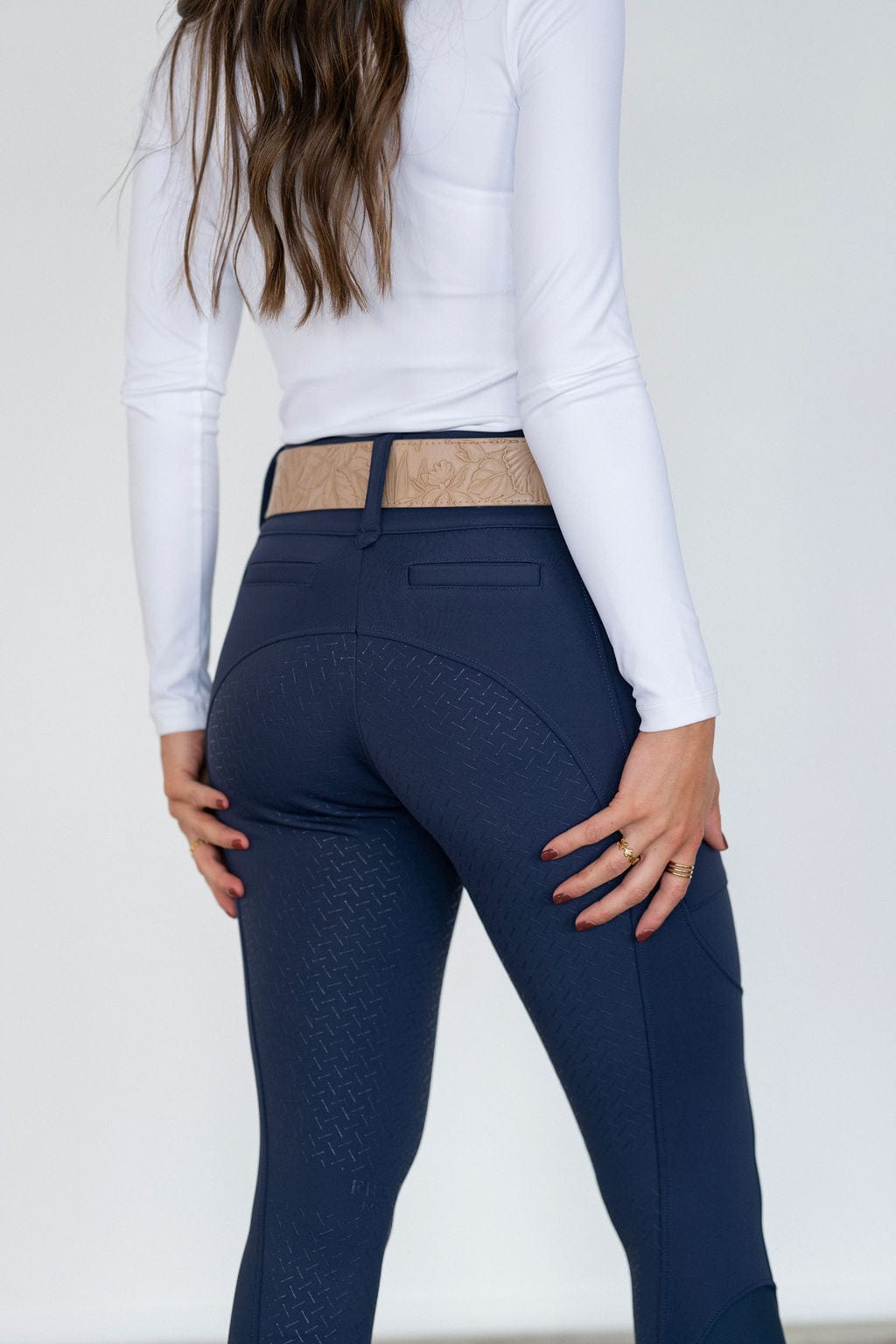 Navy Heavyweight Winter Breeches | Full Seat or Knee Patch (Zip-Up)